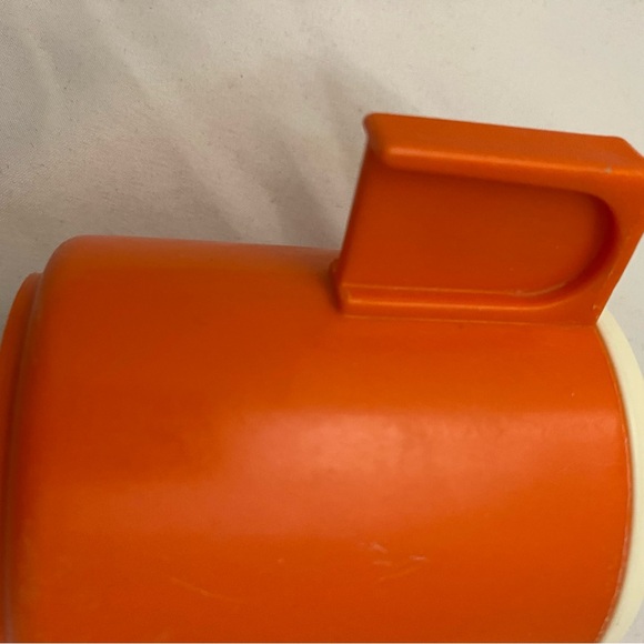 1987 Fisher Price Fun With Food Orange Pitcher with Lid Vintage Play Kitchen - Picture 10 of 11